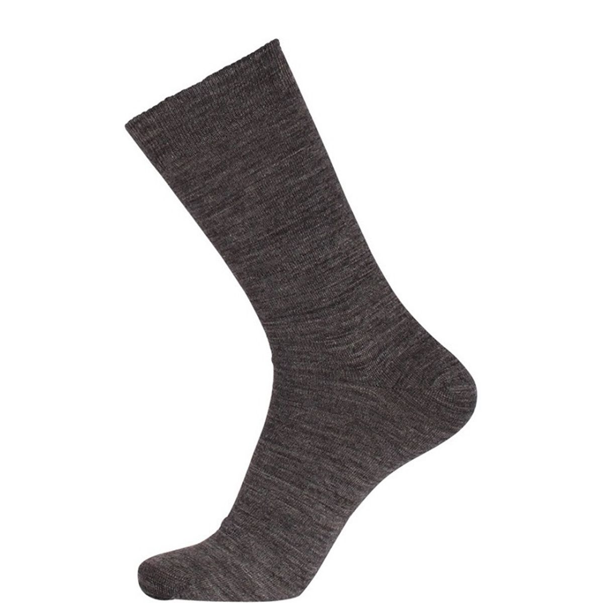 Mørkegrå Egtved Twin Sock Uldstrømper Str. 40-45