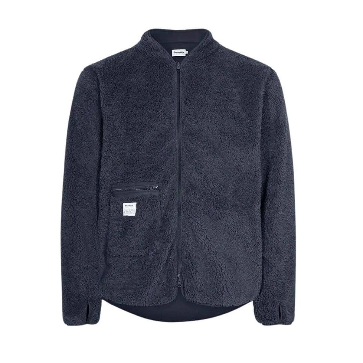 Resteörds Original fleece jakke, navy, str. medium