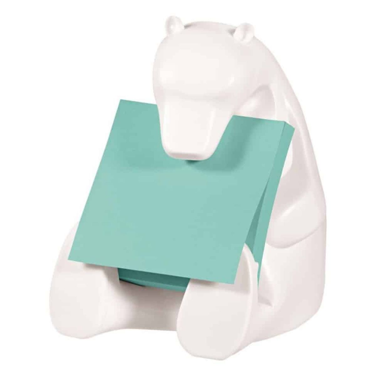 Post-it® Z-Notes BEAR Dispenser + 1 blok Super Sticky Z-Notes, 76 mm x 76 mm,.