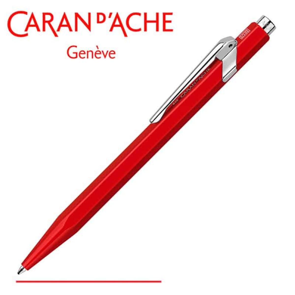 CARAN D'ACHE 849 Classic Line rollerballpen, M, rød med rød blæk,.