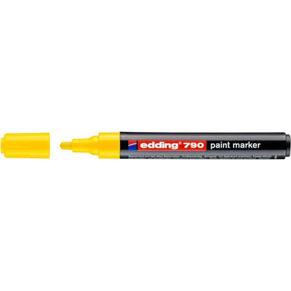 Marker paint e-790 EDDING, 2-3mm, gul, 10 stk.