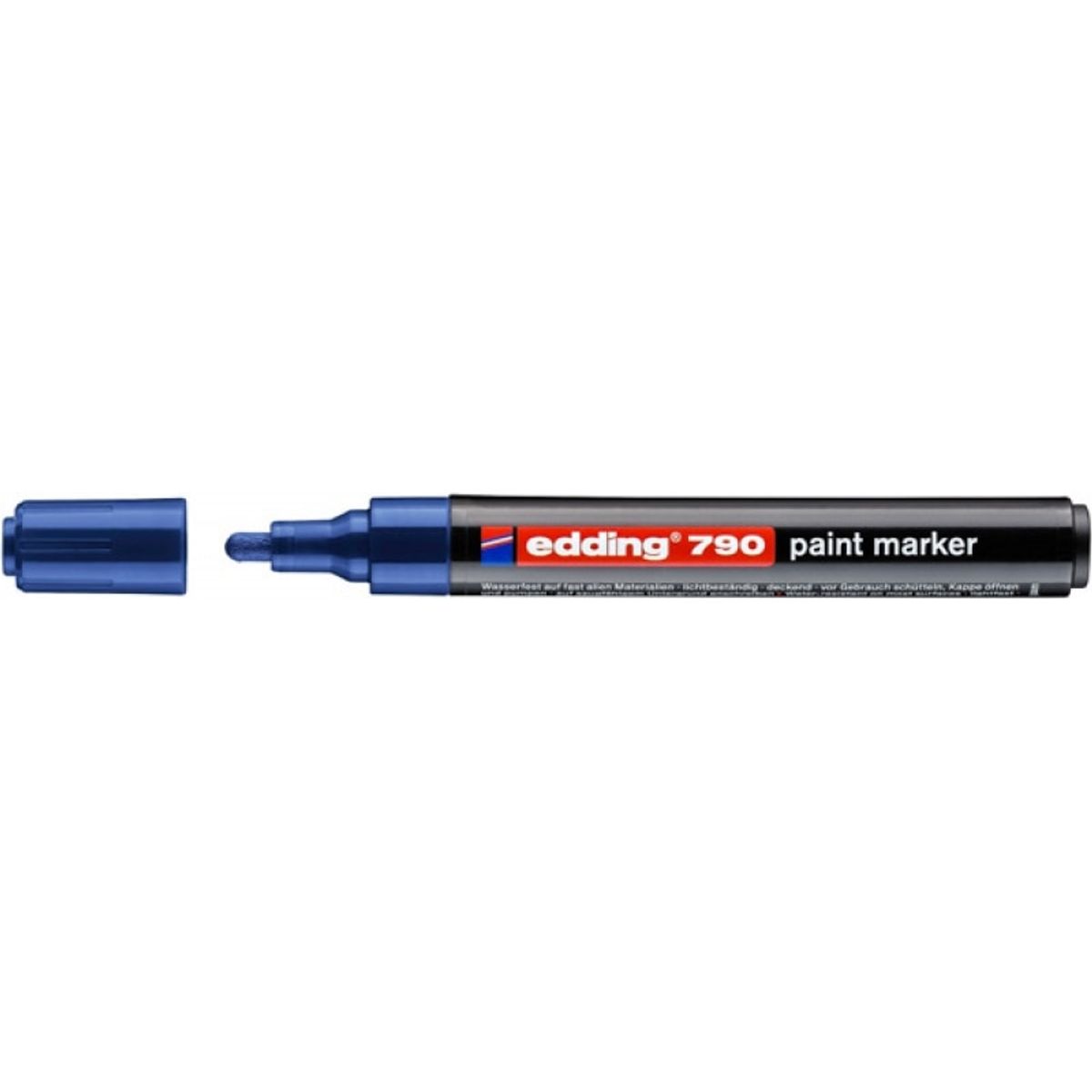 Marker paint e-790 EDDING, 2-3mm, blå, 10 stk.