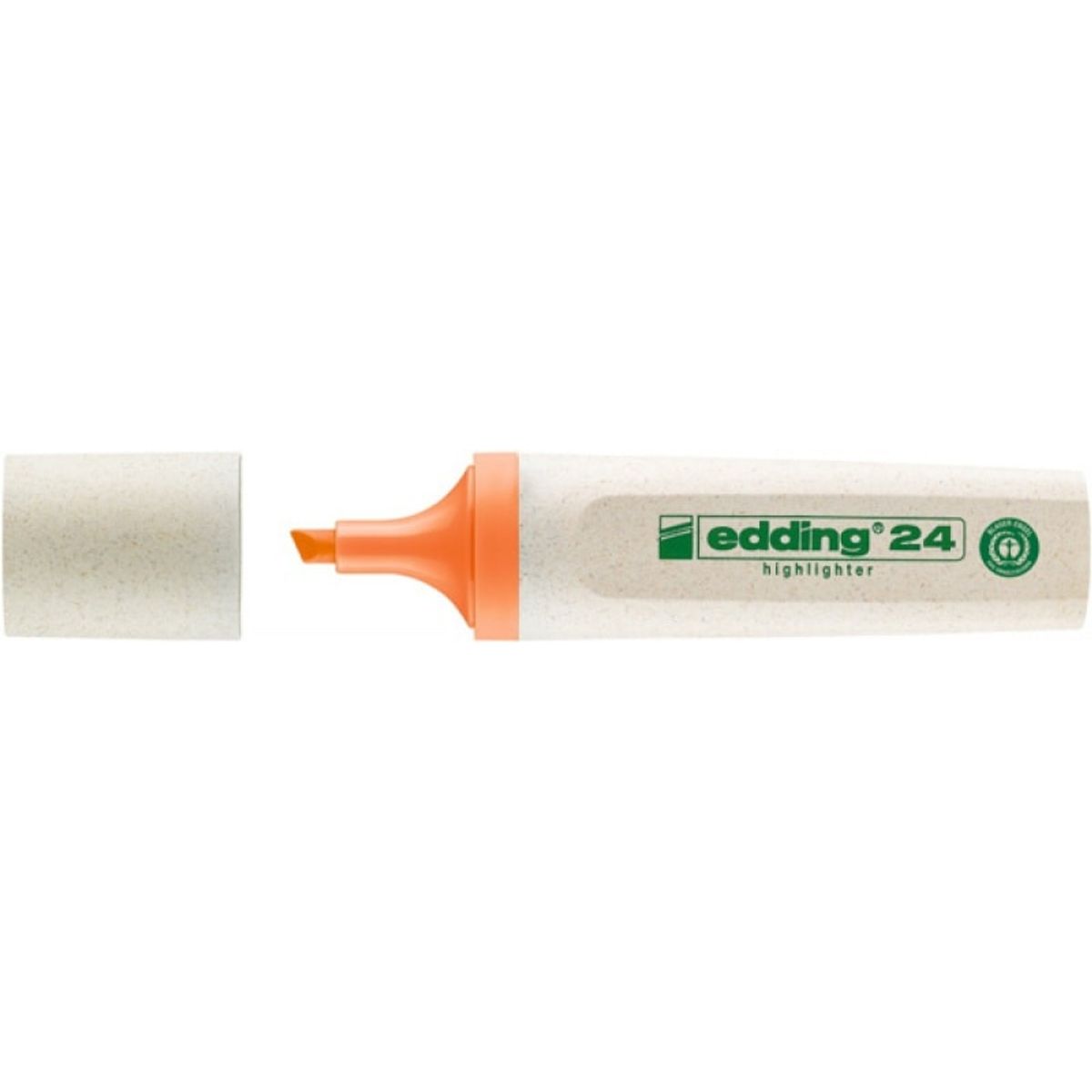 Highlightere e-24 EDDING ecoline, 2-5mm, orange, 10 stk.