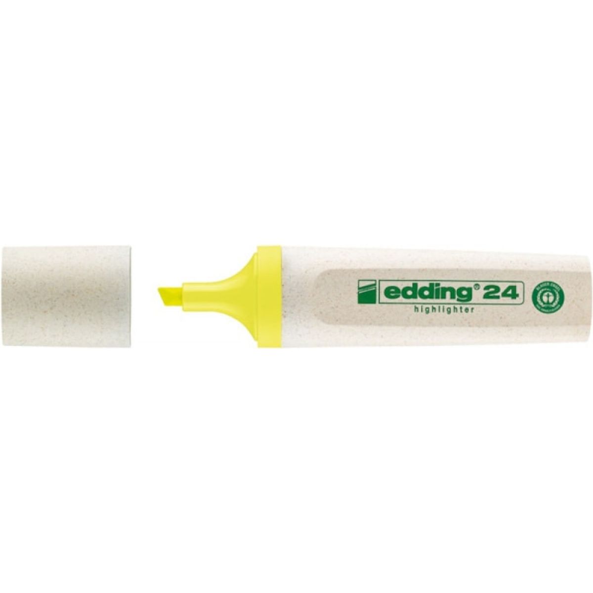 Ecoline e-24 EDDING highlightere, 2-5mm, gul, 10 stk.