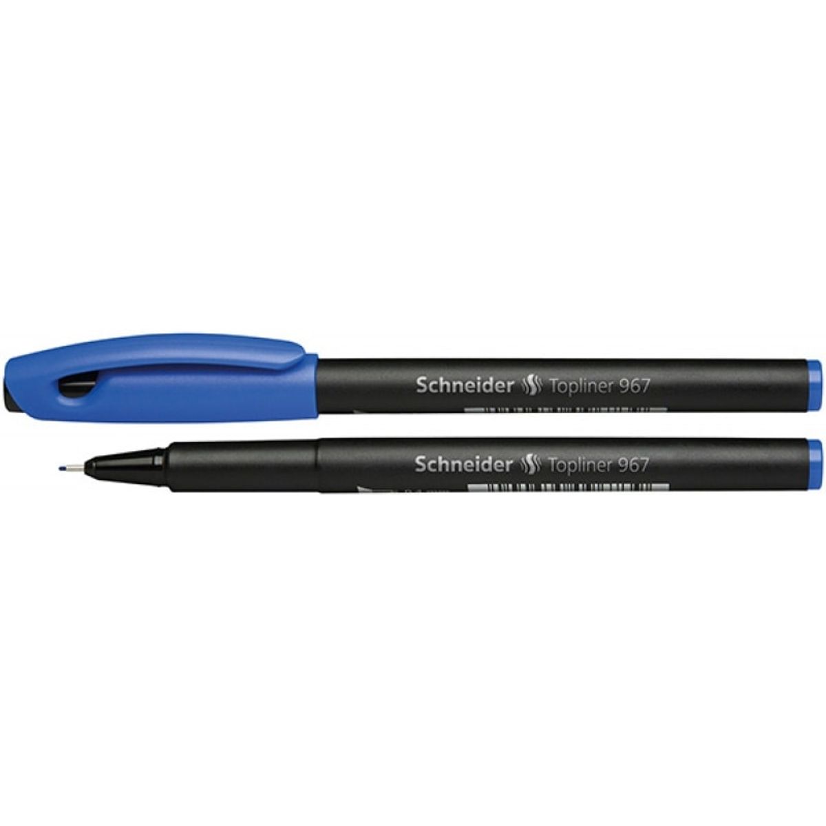 Fineliner SCHNEIDER Topliner 967, 0,4 mm, blå, 10 stk.