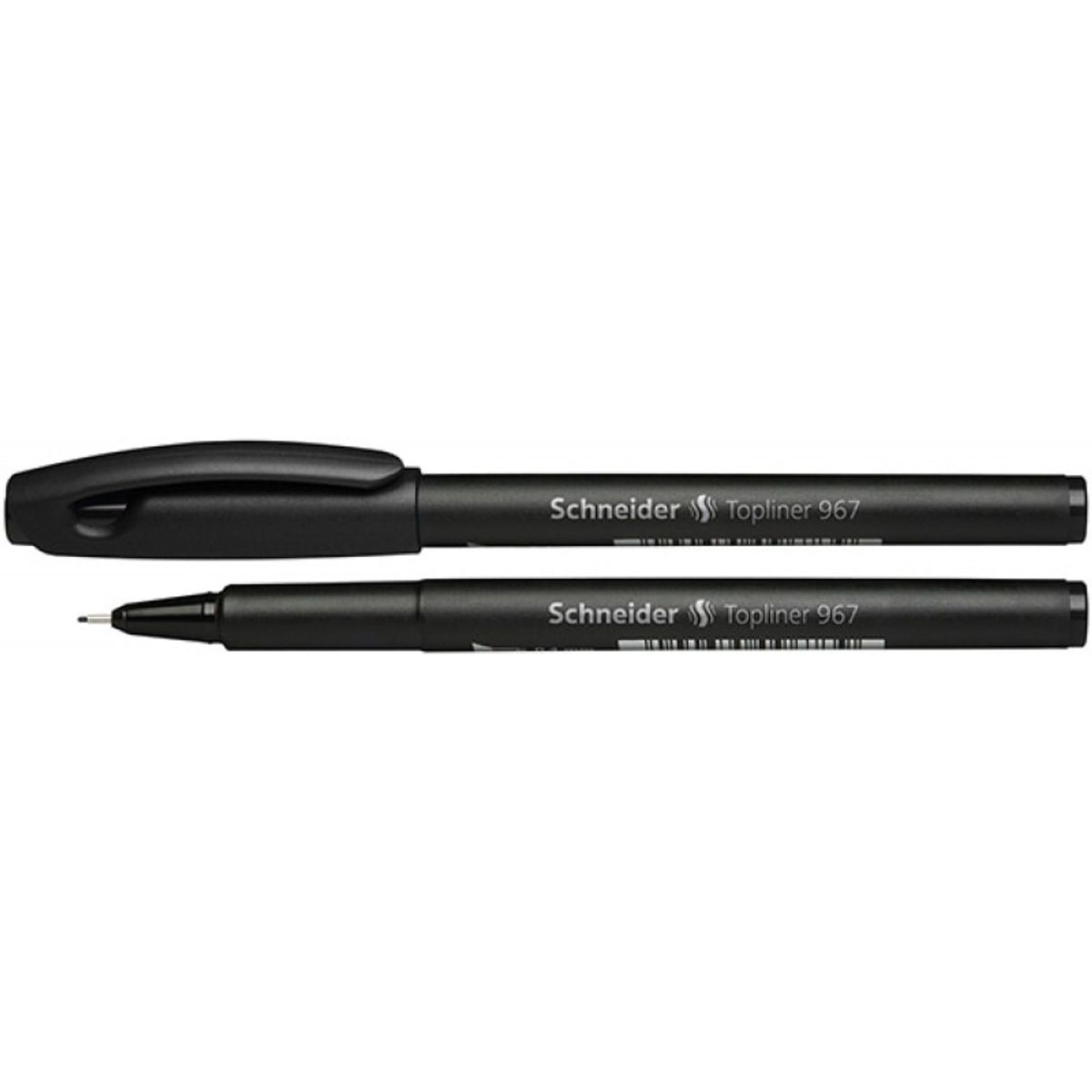 Fineliner SCHNEIDER Topliner 967, 0,4 mm, sort, 10 stk.