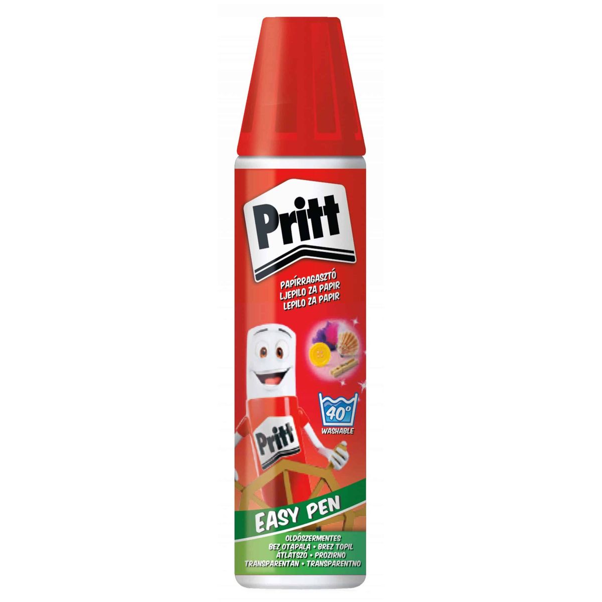 Flydende Lim PRITT EASY PEN 40g Transparent.