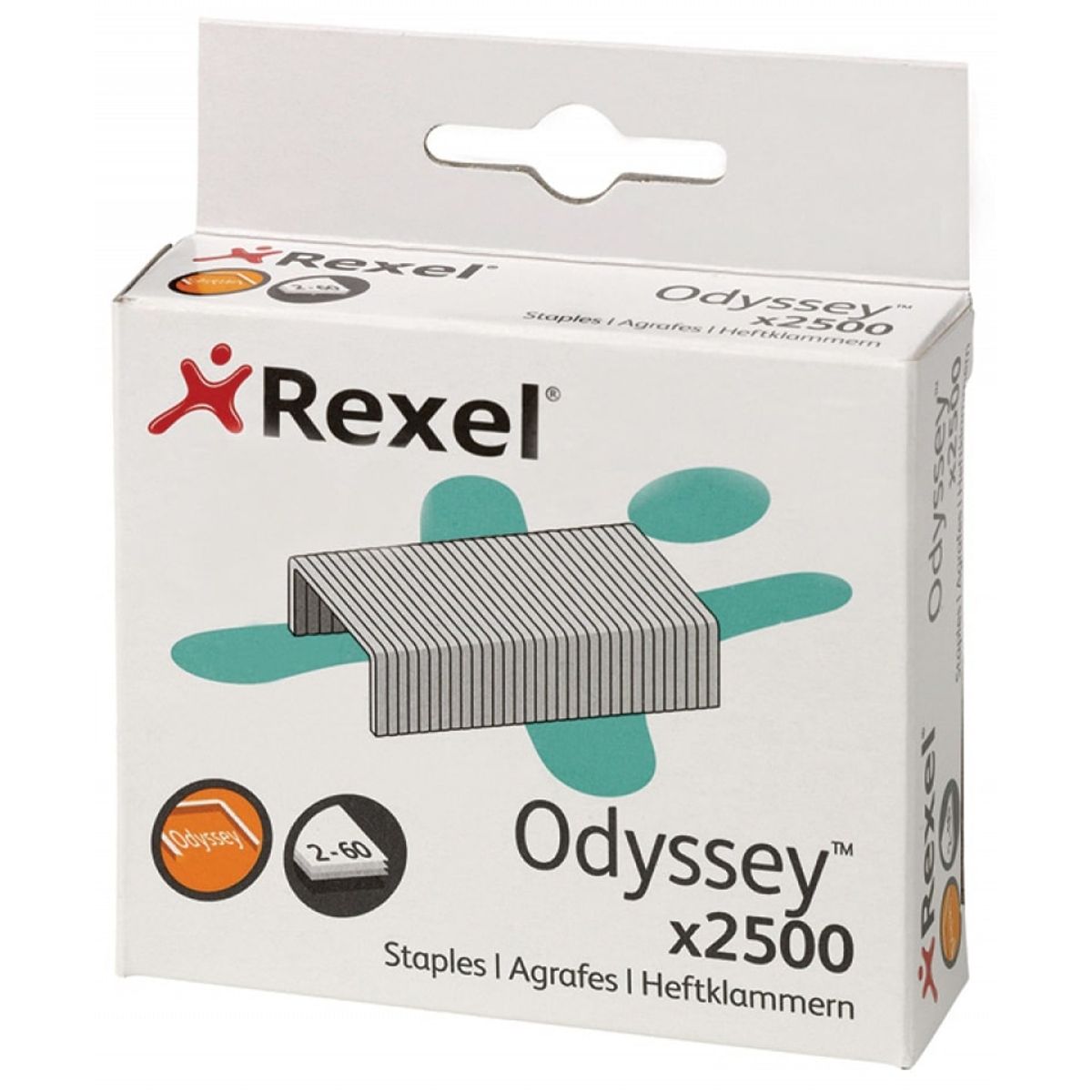 Hæfteklammer REXEL Odyssey 9mm 2500 stk..