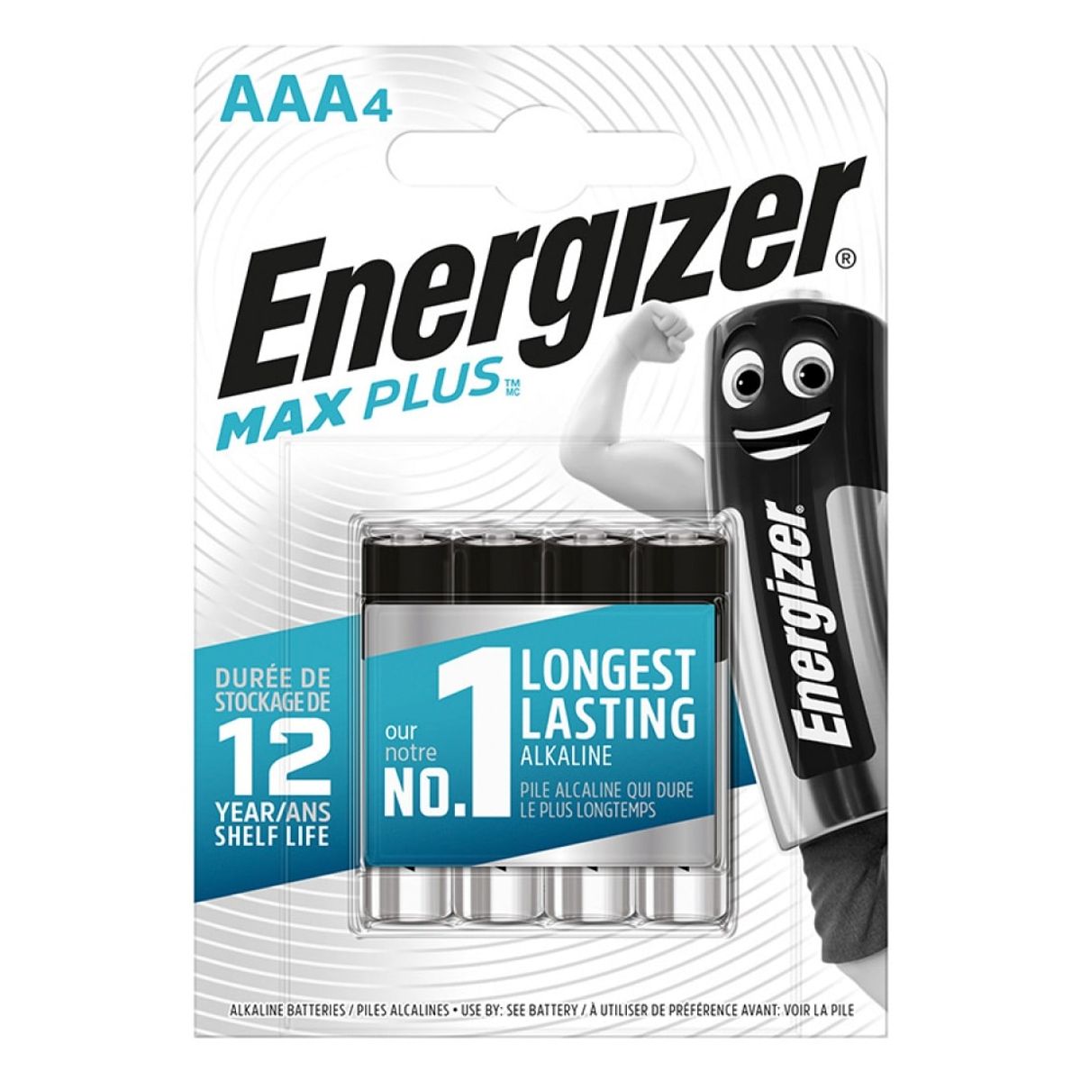 Batterier Energizer Max Plus Alkaline Langtidsholdbare.