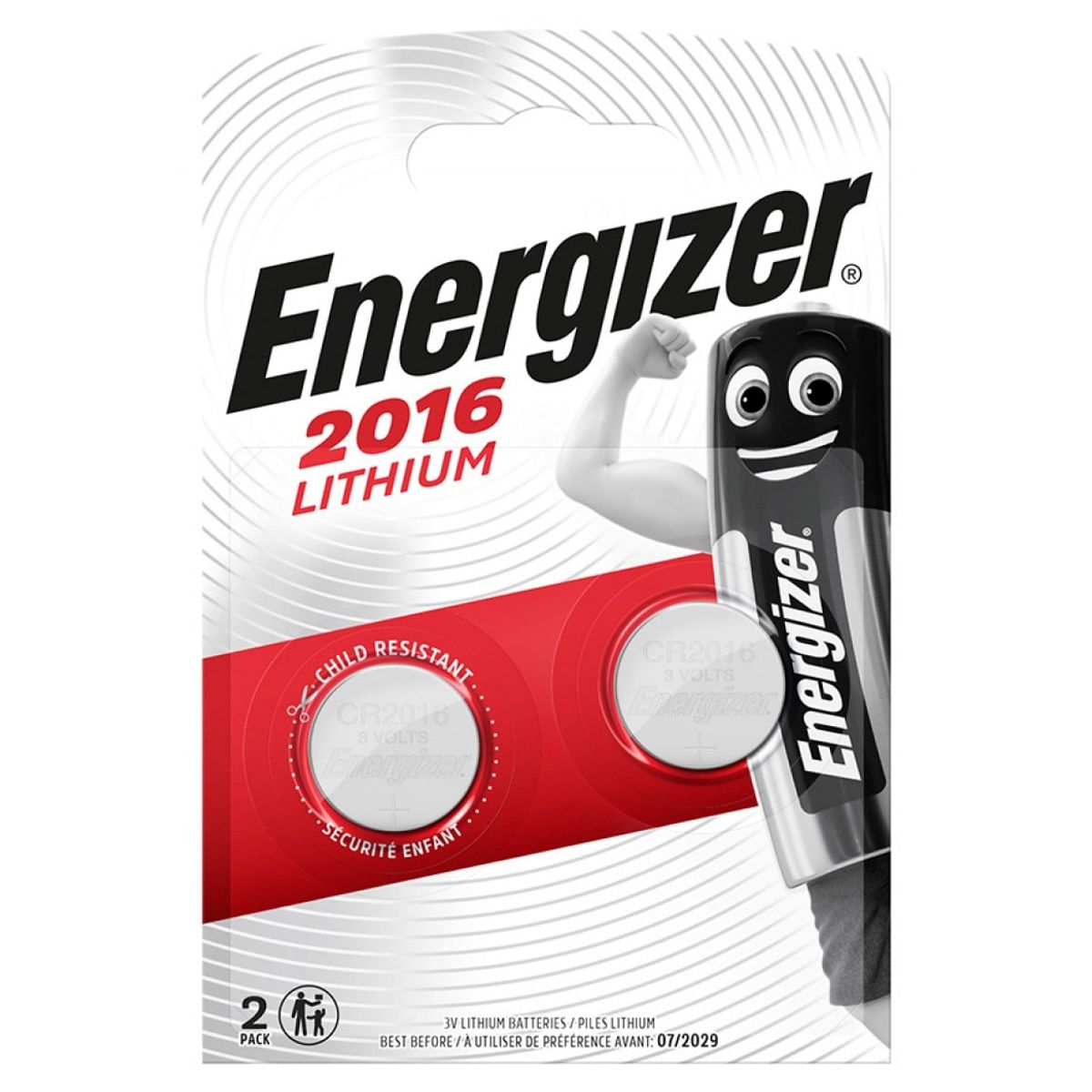 Batteri Energizer CR2016 Miniature.