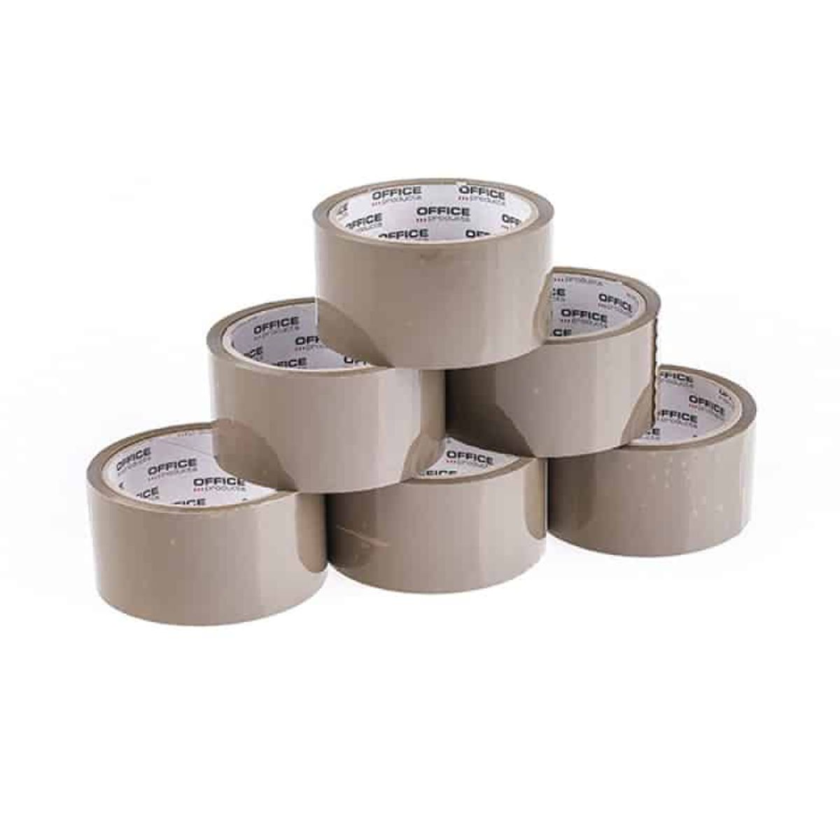 Emballagetape brun 48mm x 50y akryl lim 6 stk.