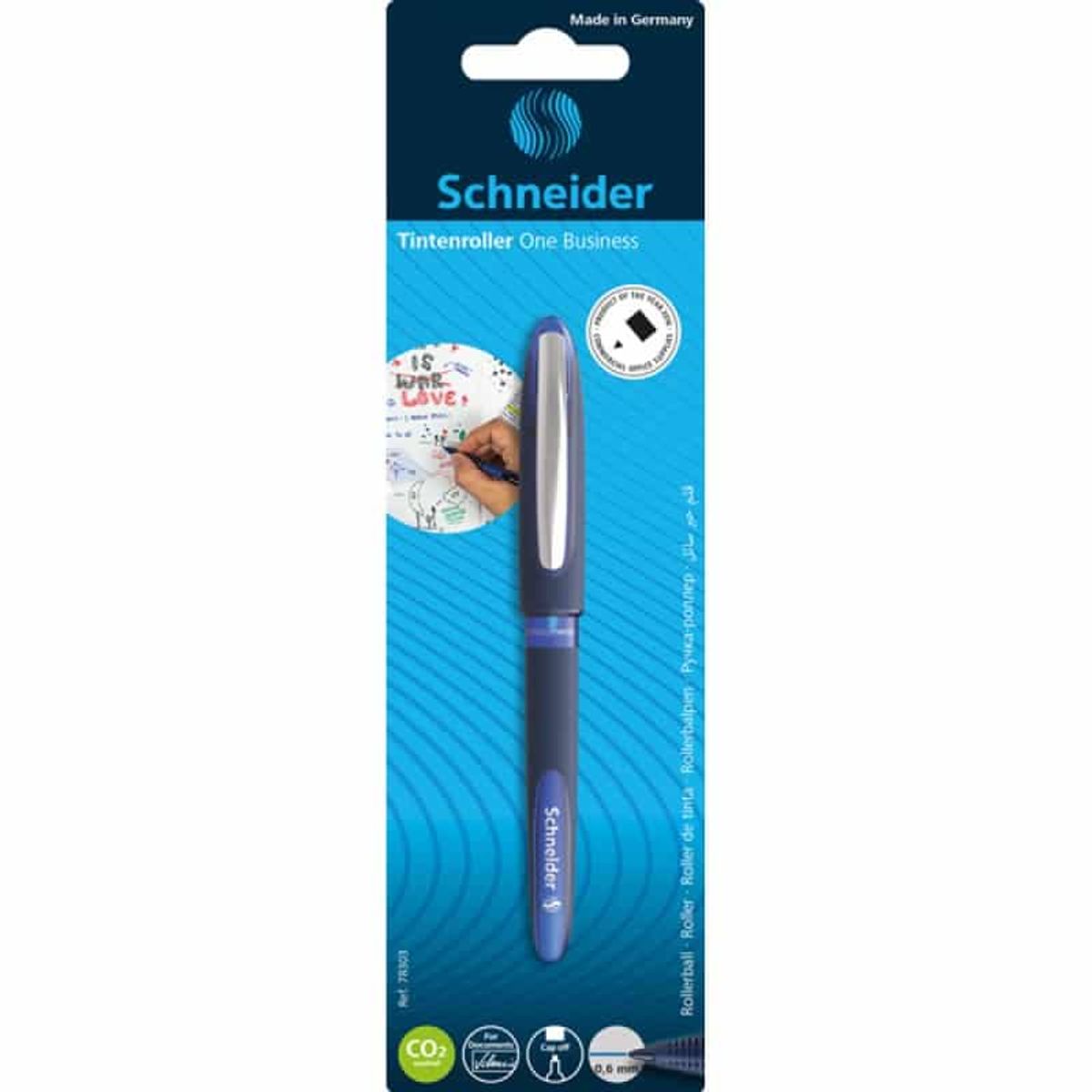 Kuglepen SCHNEIDER One Business blå 0.6 mm.