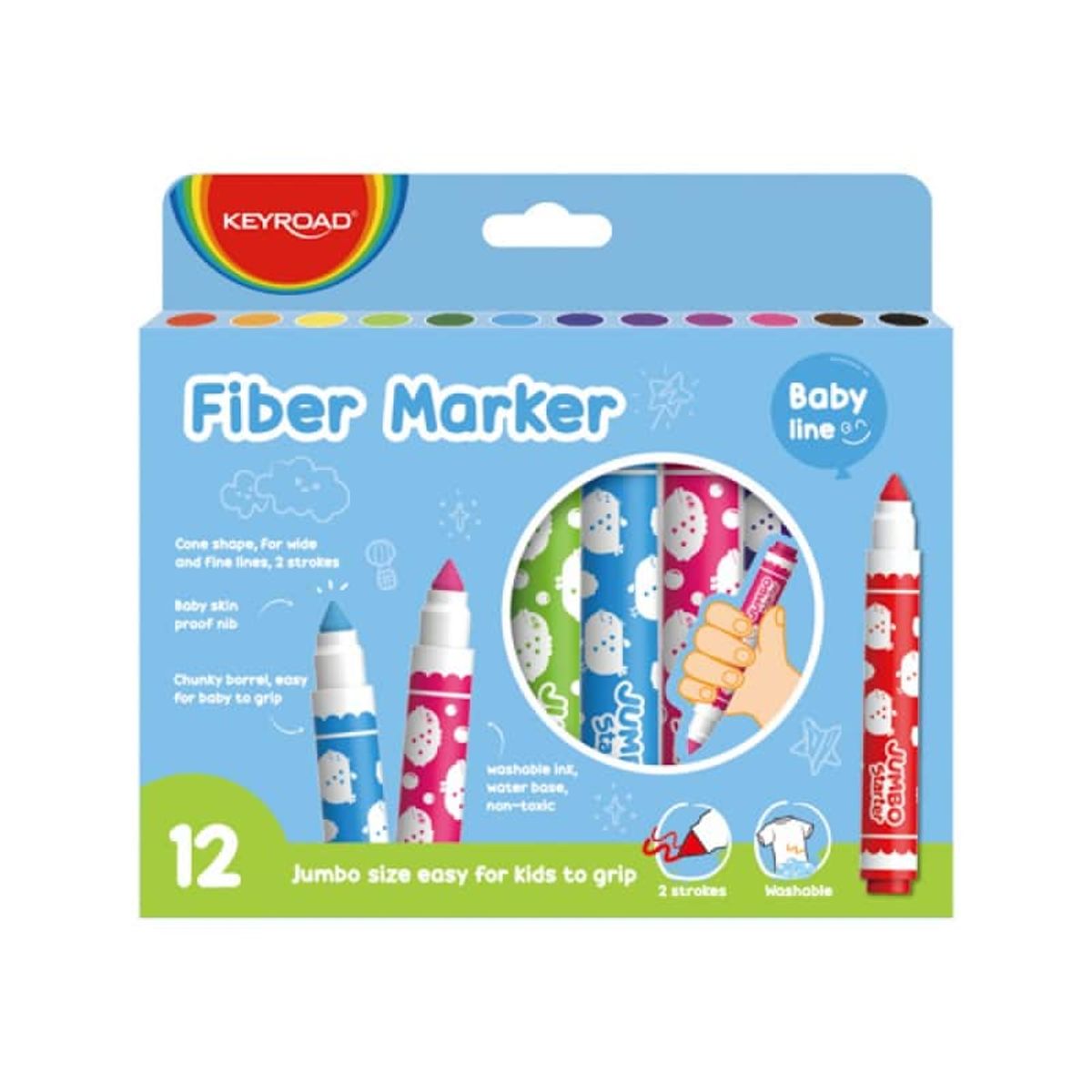 Fiber Tusser Jumbo Starter Assorterede Farver.