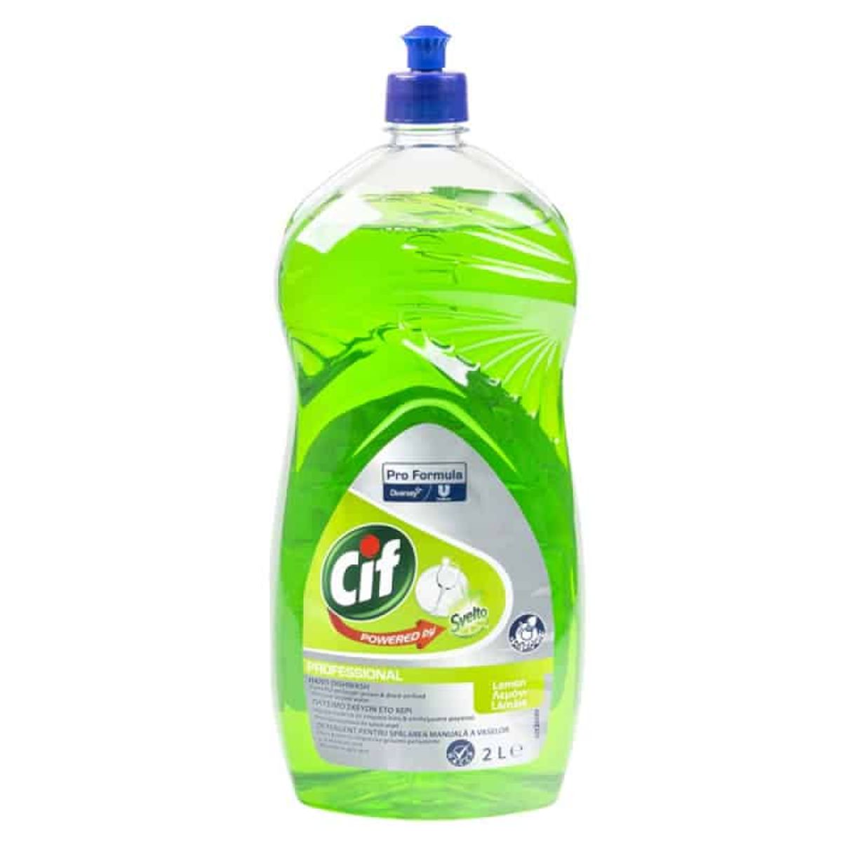 Opvaskemiddel CIF Diversey 2L Citron.