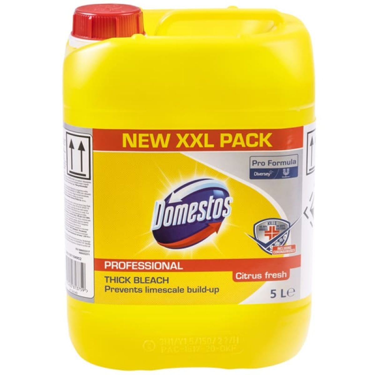 Toilet Rens Domestos Lemon 5L Desinficerende.