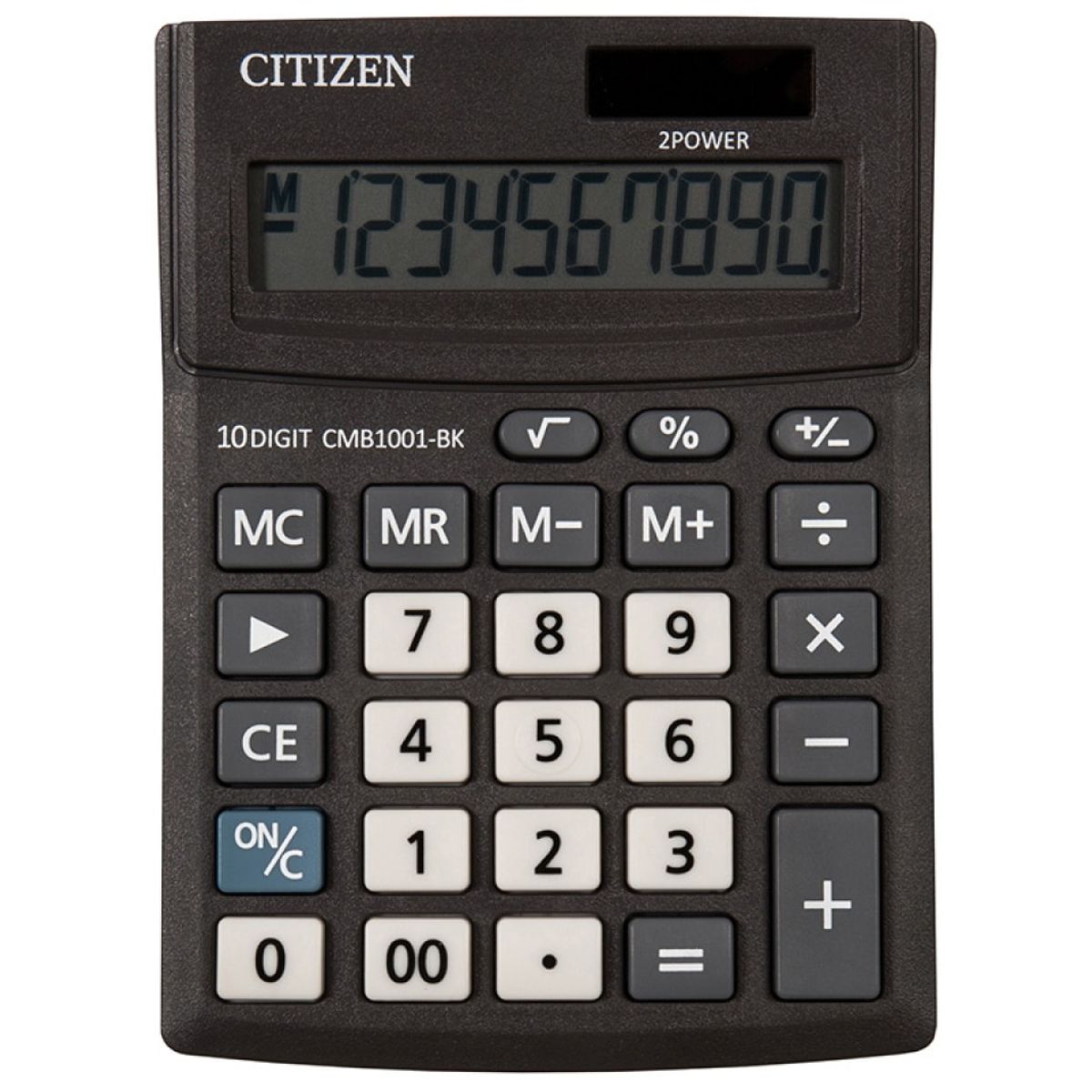 Kontorregner CITIZEN CMB1001-BK 10-cifret display sort.