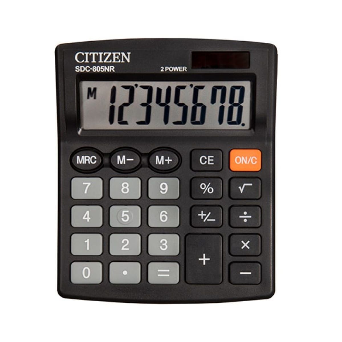 Kontorregner CITIZEN SDC-805NR 8-cifret display.