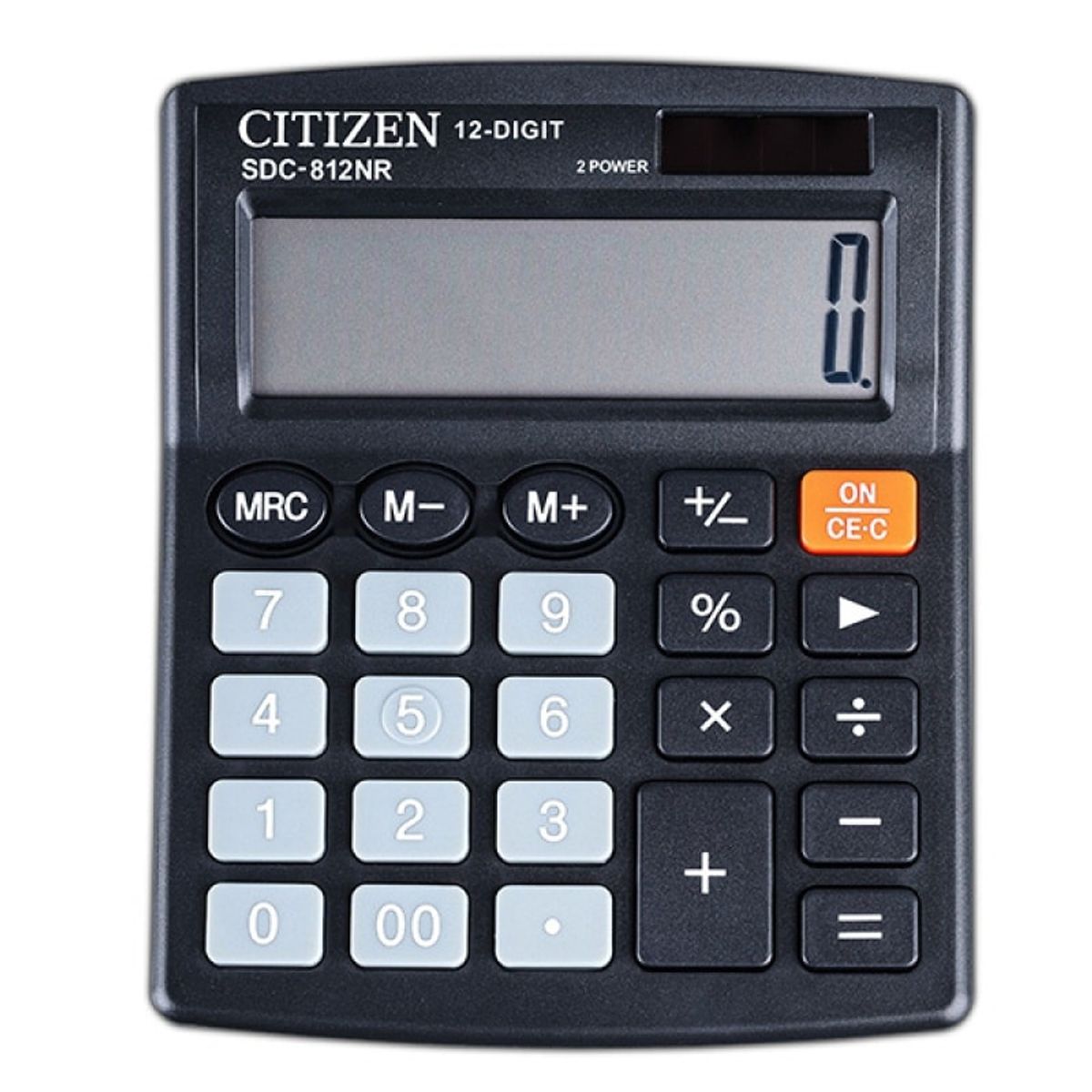 Kontorregner CITIZEN SDC-812NR 12-cifret display.