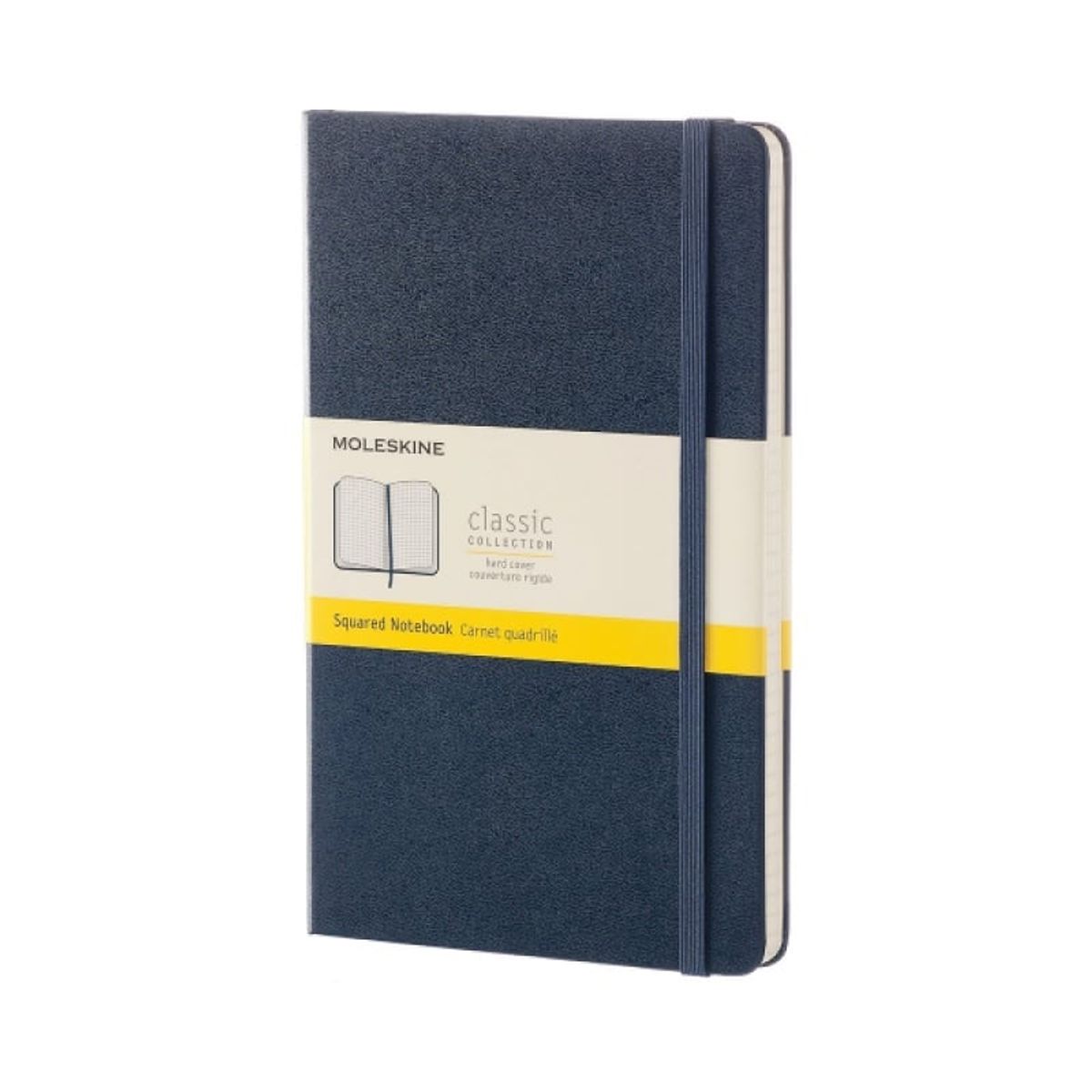 Notesbog Moleskine Classic L, ternet, hard cover,.