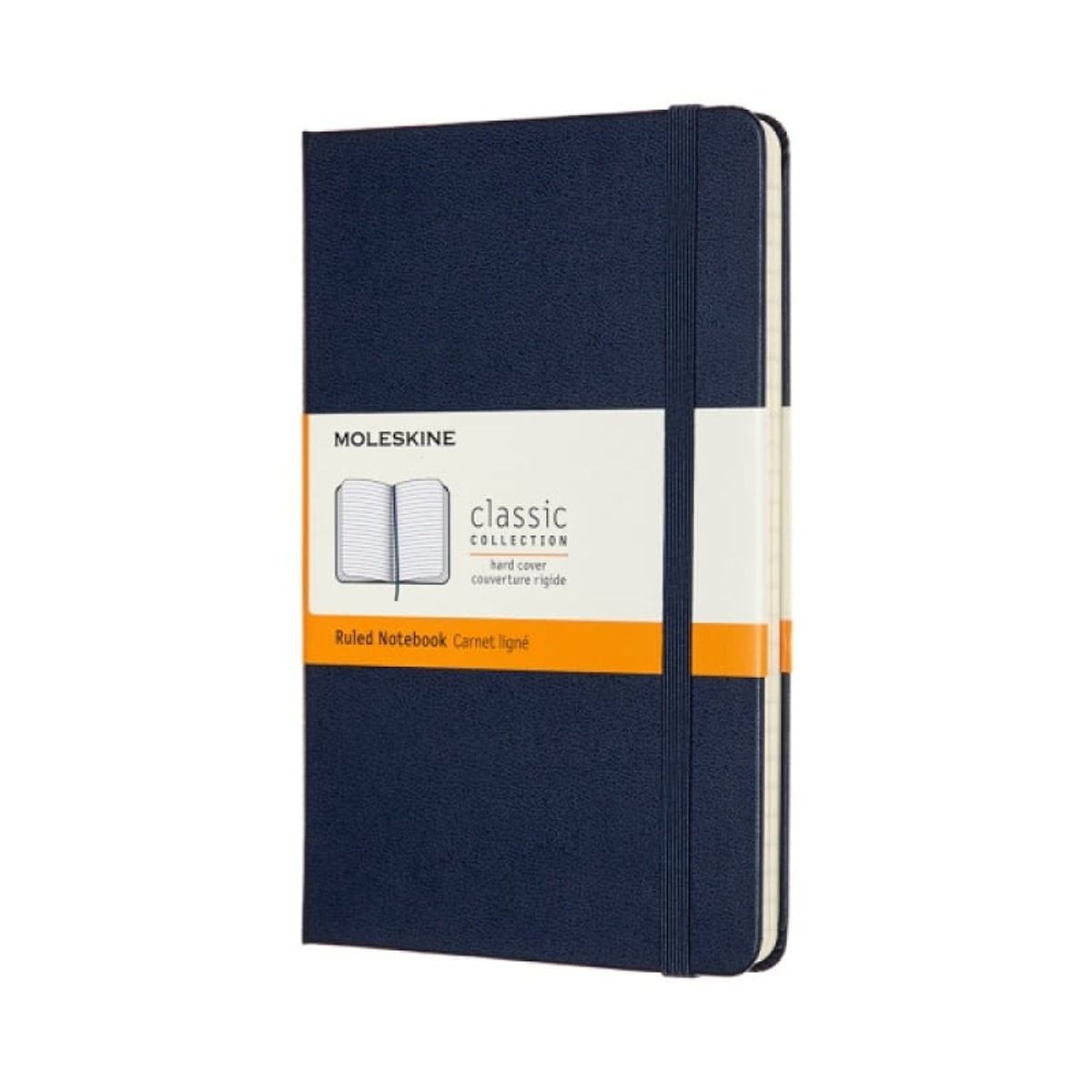 Notesbog Moleskine Classic M Linjeret Blå.