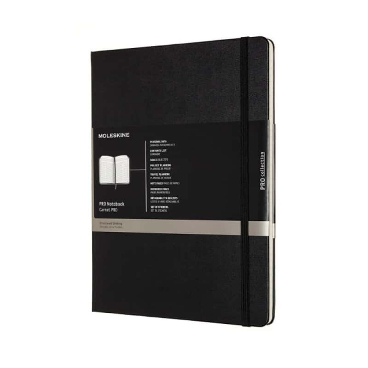 Notebook XL Moleskine Professional Sort 19x25 cm.