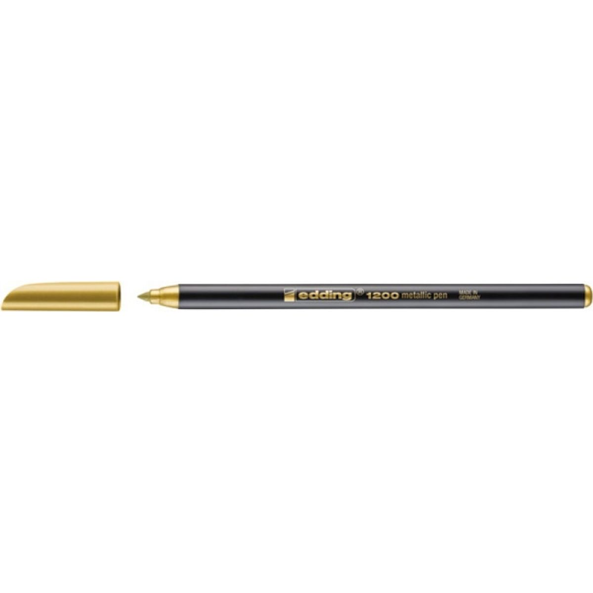 Pen metallic guld 1-3mm EDDING 10 stk.