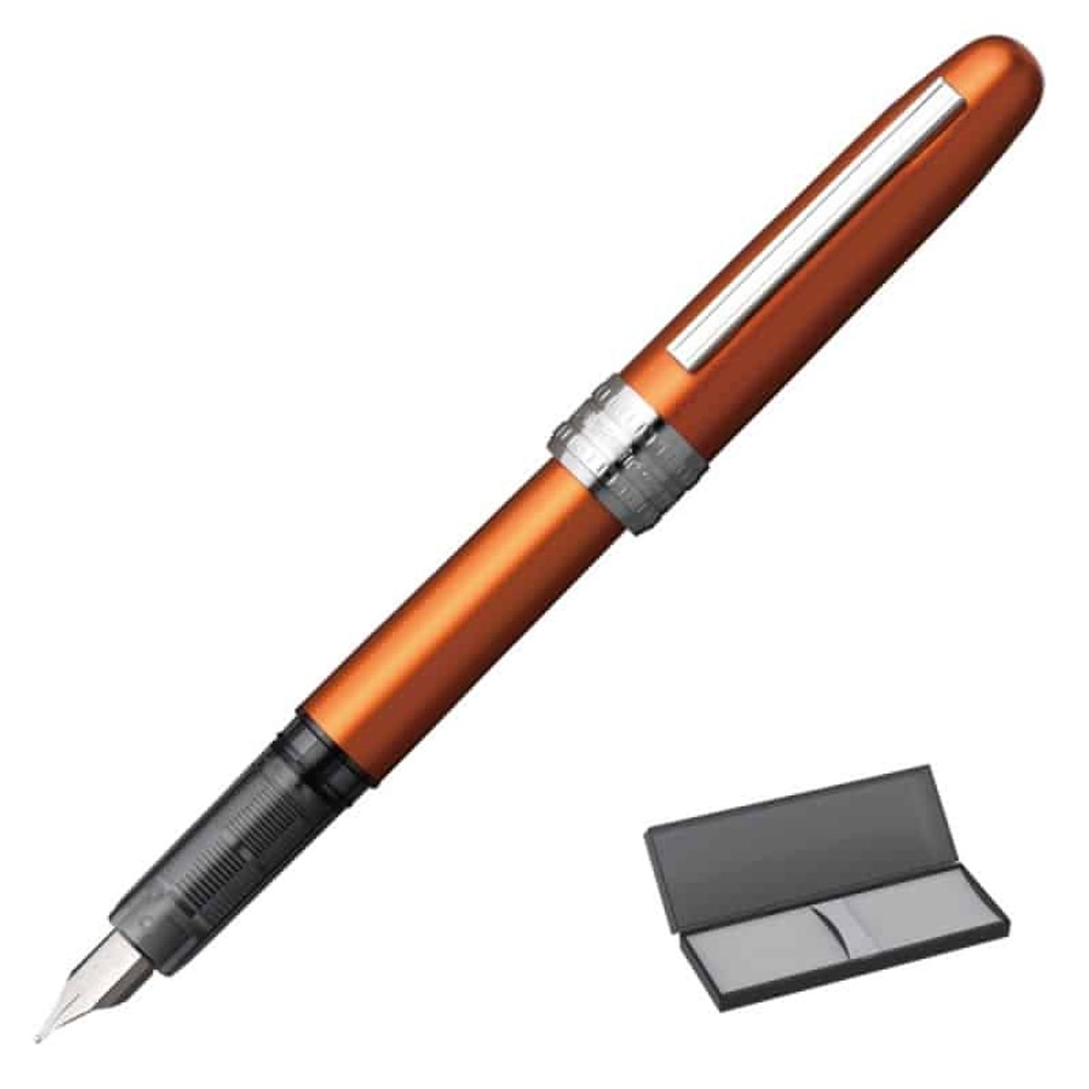 Fyldepen PLATINUM Plaisir orange aluminium Slip &amp; Seal.