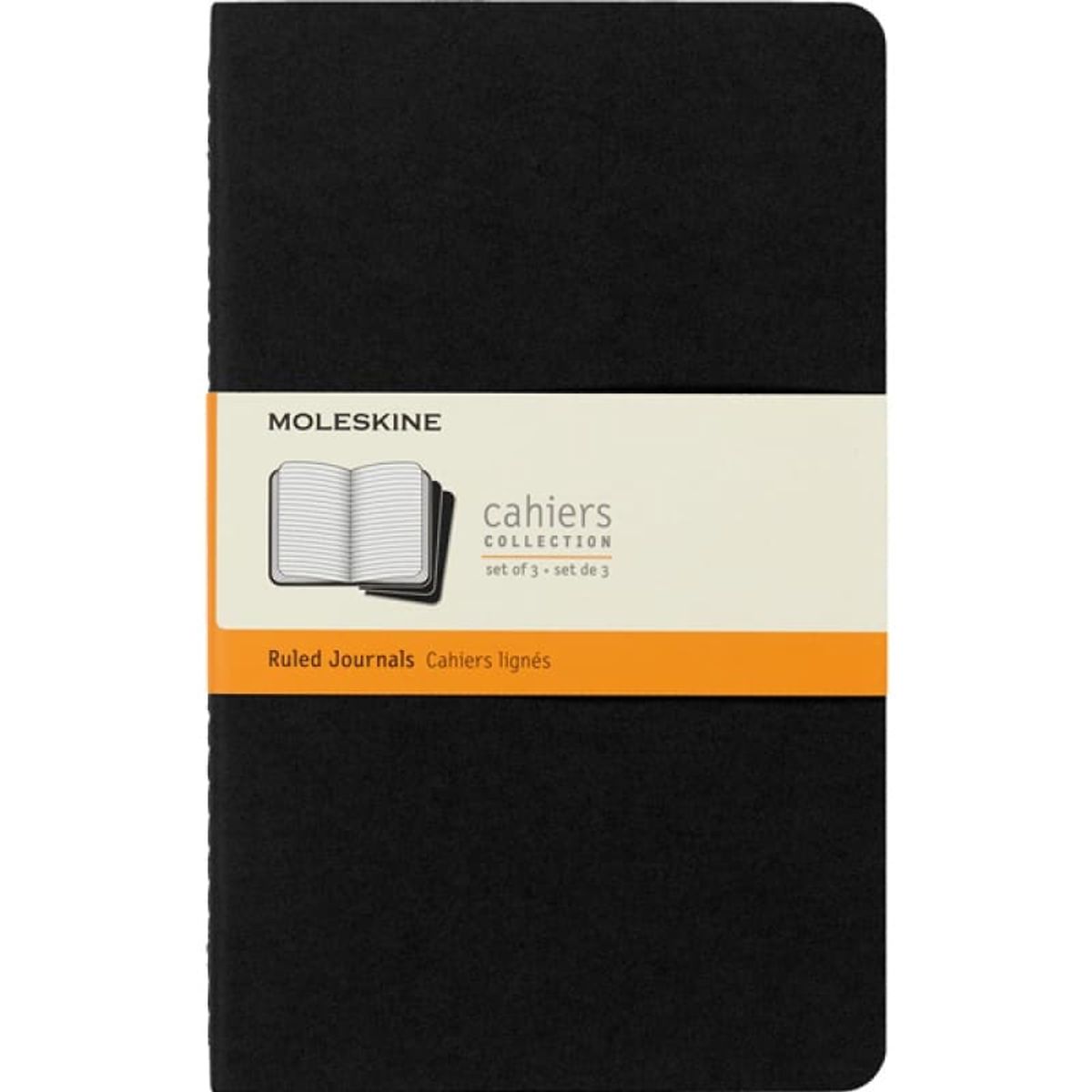 Notebooks Moleskine Cahier Journals L Sort Linjeret.