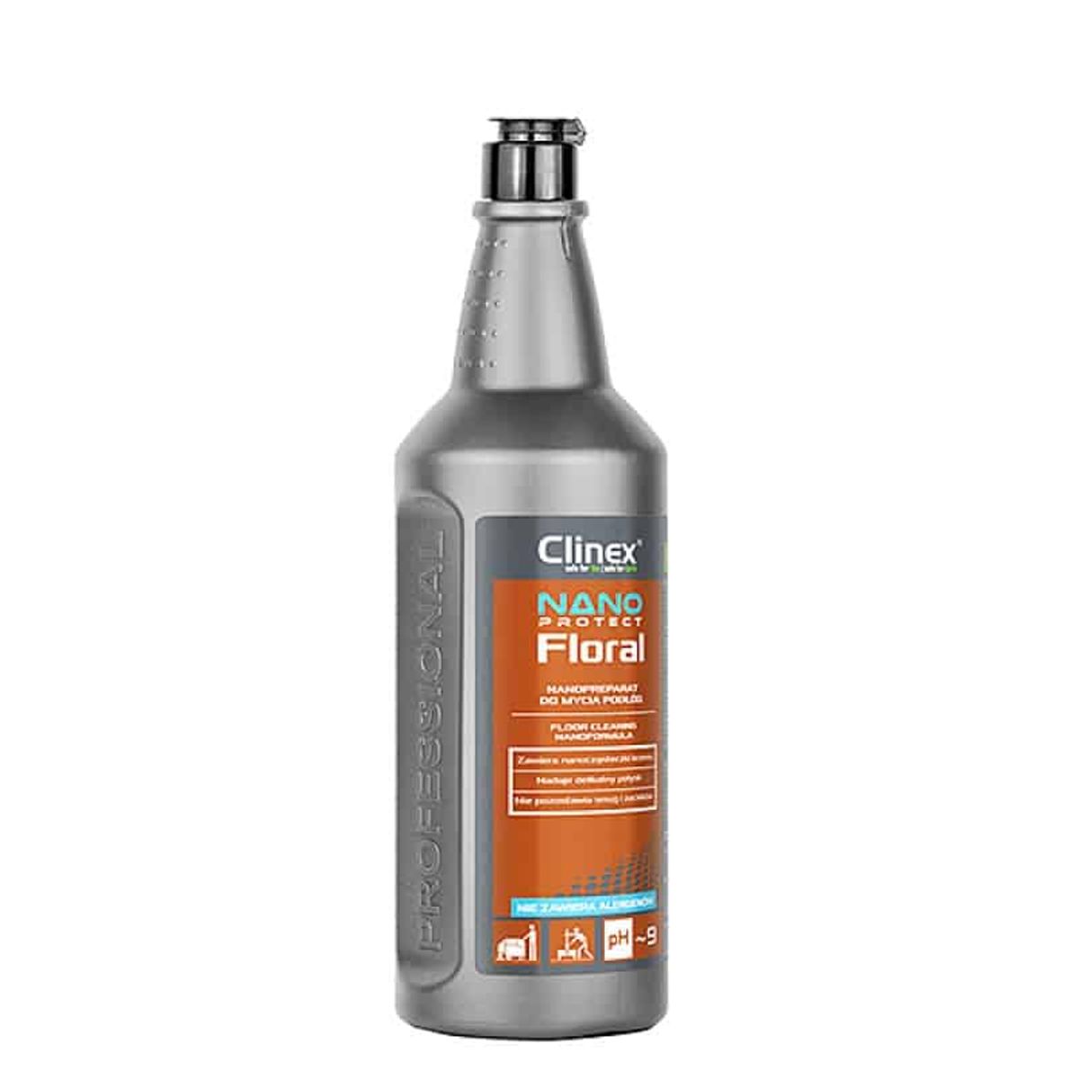 Rengøringsvæske CLINEX Nano Protect Floral 1 l stk.