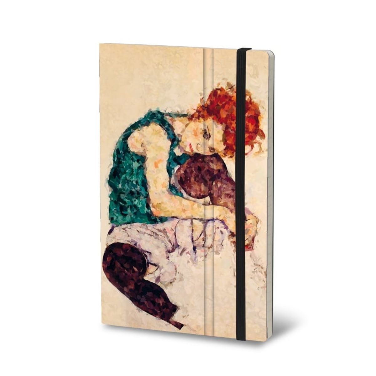 Notebook Stifflex 13x21cm 192 Sider Schiele.