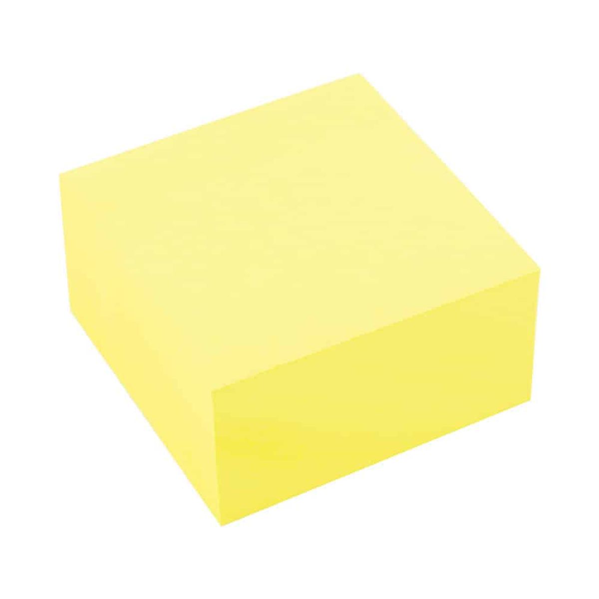 Notes blok alternativ til Post-it. Gul med 400 sider 76x76mm