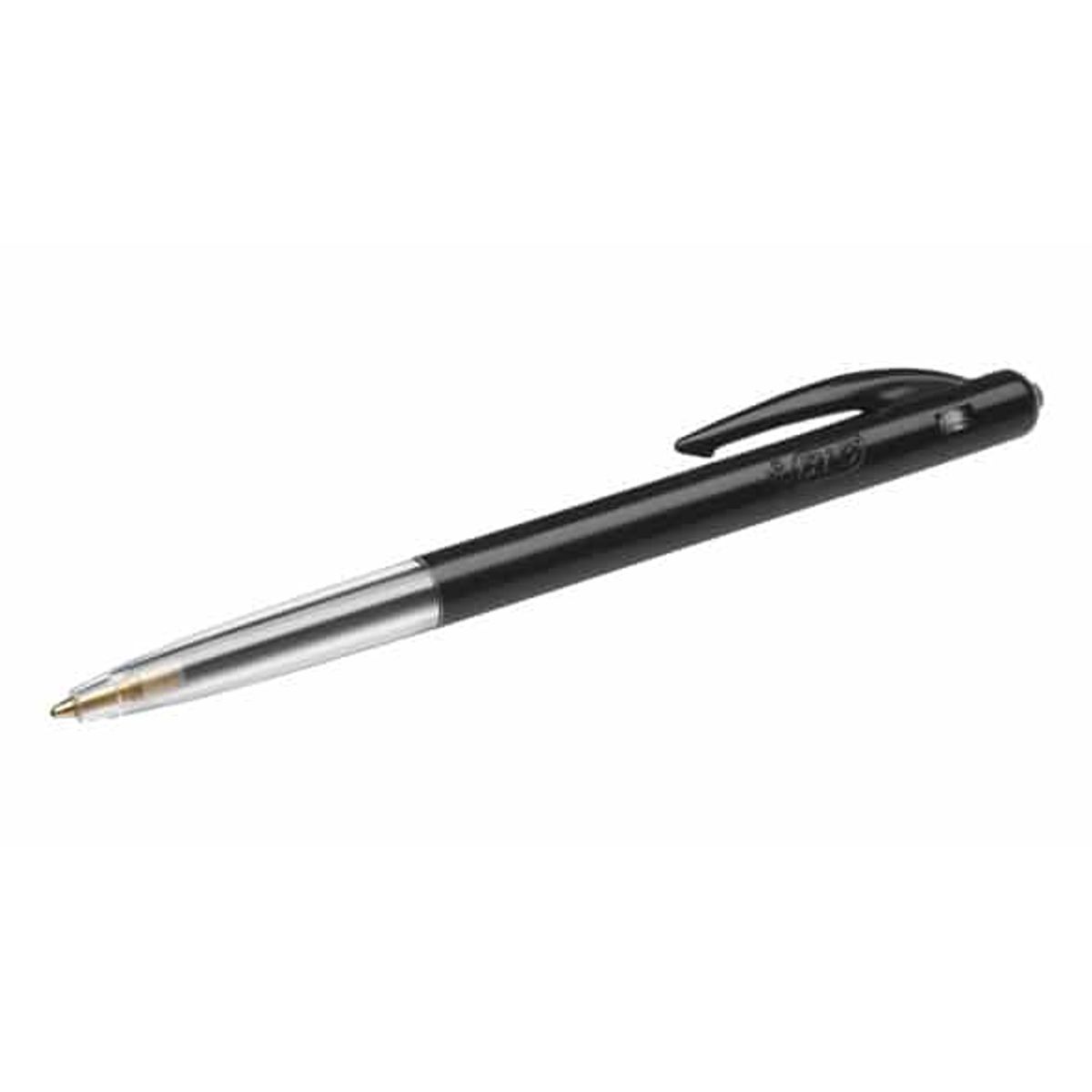 Bic kuglepen m 10 clic 50 stk sort