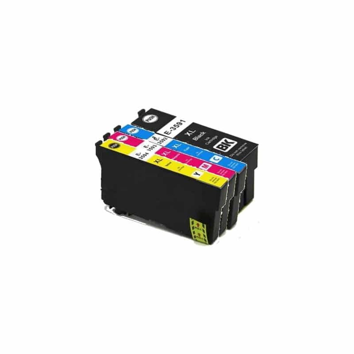 Rabat sæt! Epson 35XL 4 farver BK-C-M-Y Uoriginal 35XL 126.2ml