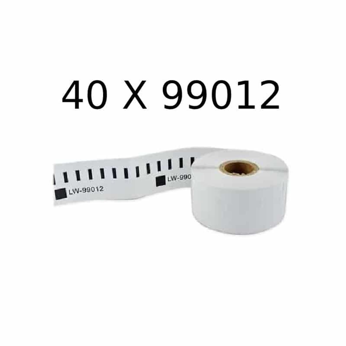 Dymo 40 stk 99012 adresseetiketter 40 x 260 stk - 89 x 36mm - Kompatibel - S0722400