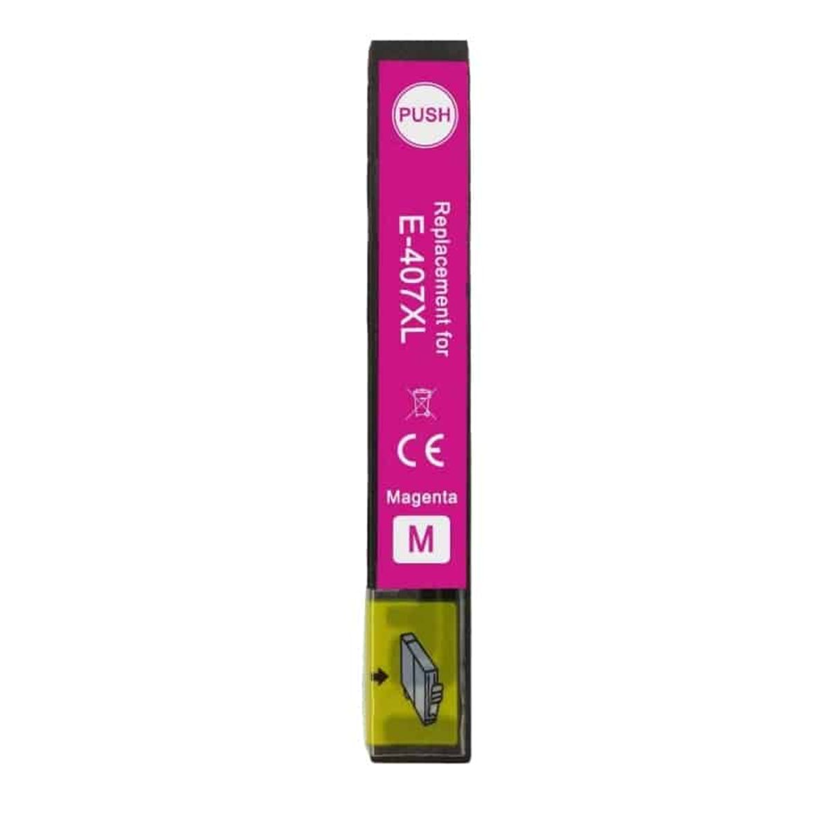 Epson 407XL magenta blækpatron 27 ml C13T07U340 - Uoriginal