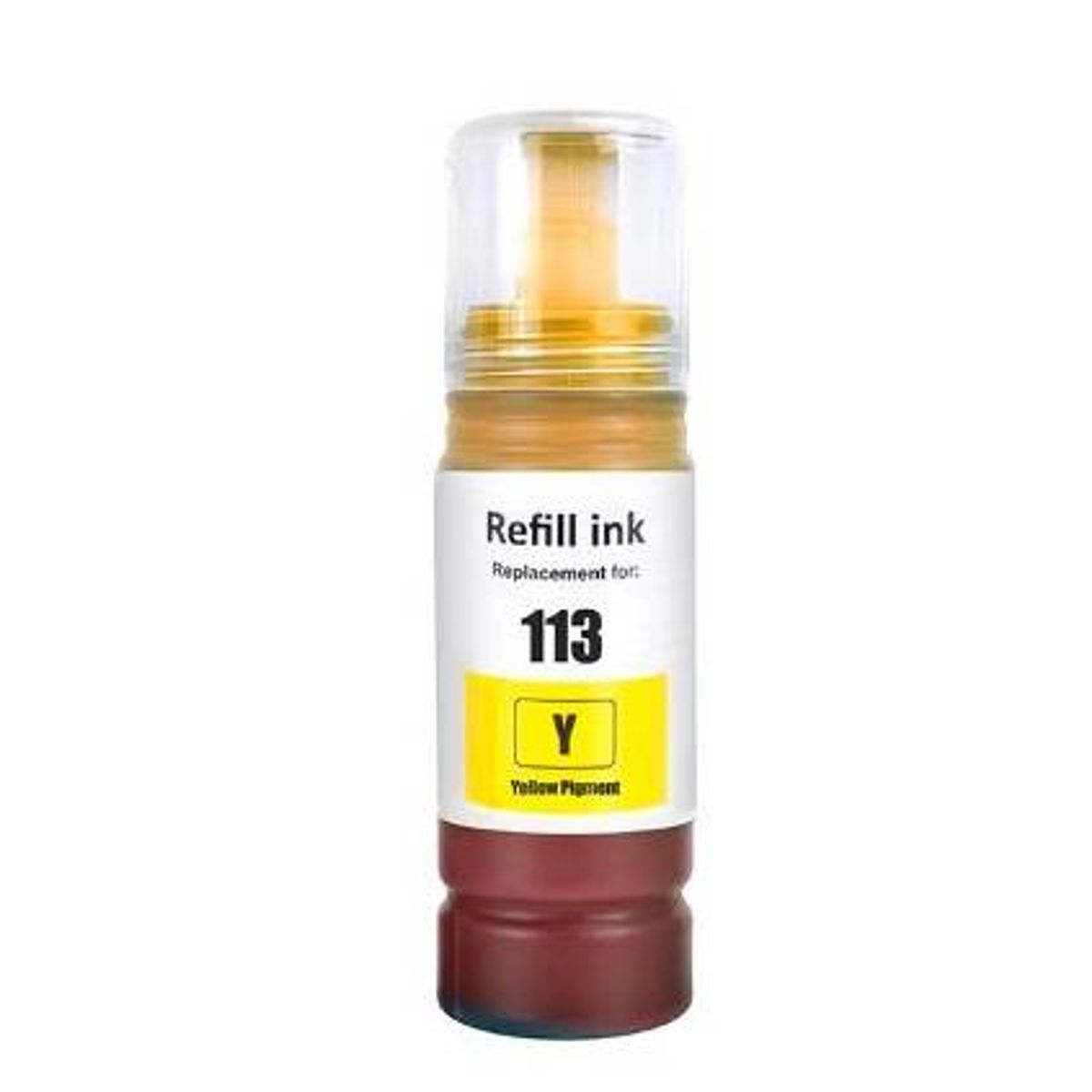 Epson 113 gul blækrefill 70 ml kompatibel - C13T06B440