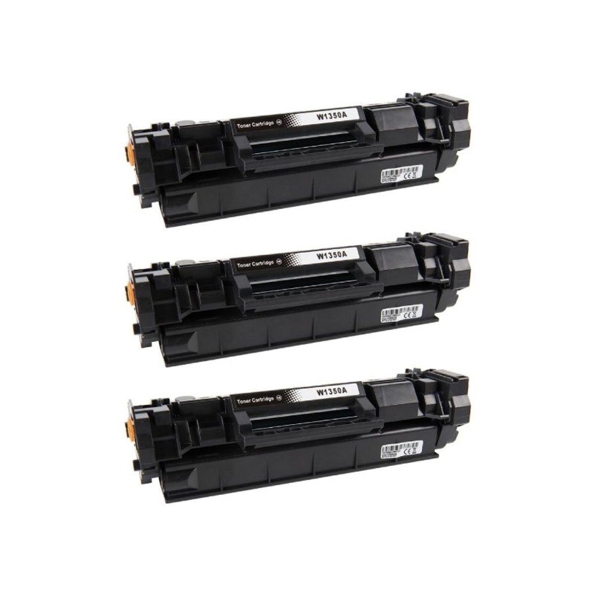 Rabat sæt! 3 stk HP 135A sort toner 3.300 sider i alt - Kompatibel - W1350A