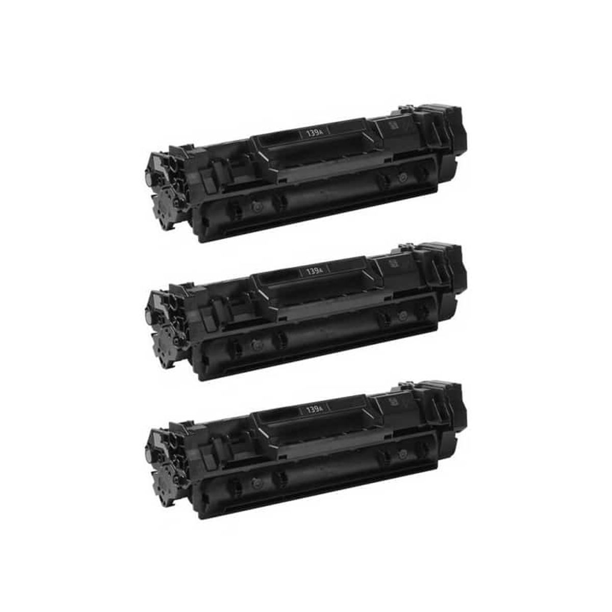 Rabat sæt! 3 stk HP 139A sort toner 4.500 sider i alt - Kompatibel - W1390A