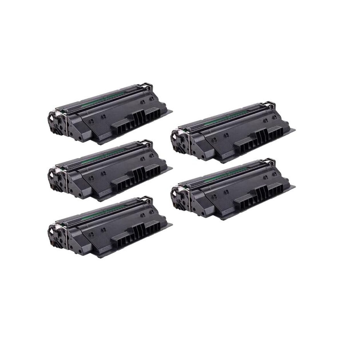 Rabat sæt! HP 14X - 5 stk sort toner 87.500 sider - kompatibel 1 farver