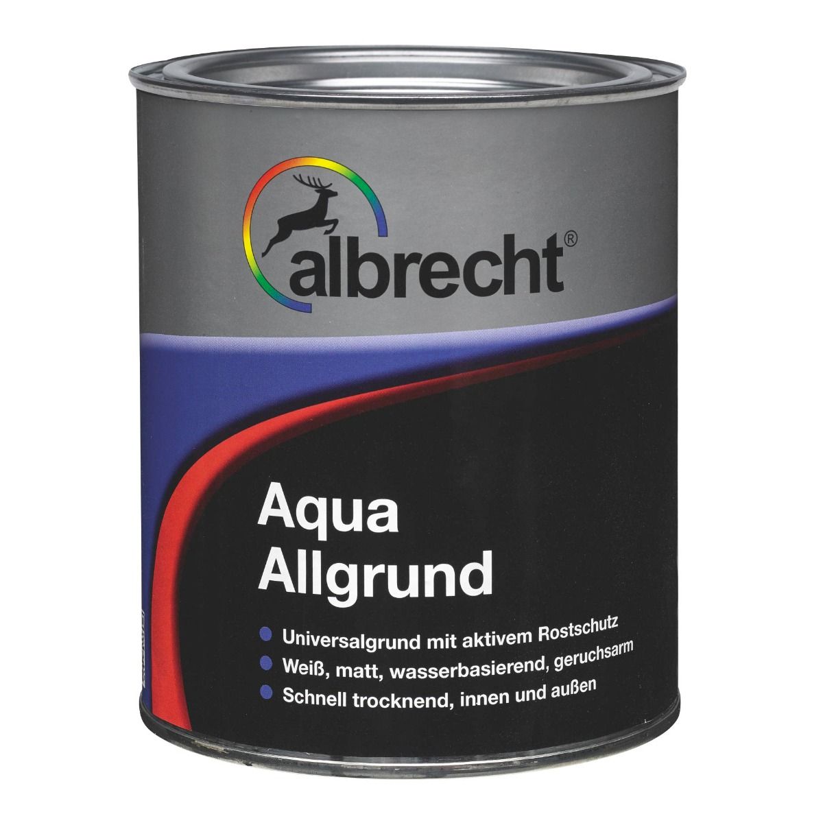 Albrecht AQUA Universalgrunder-Standard hvid-2,5 liter