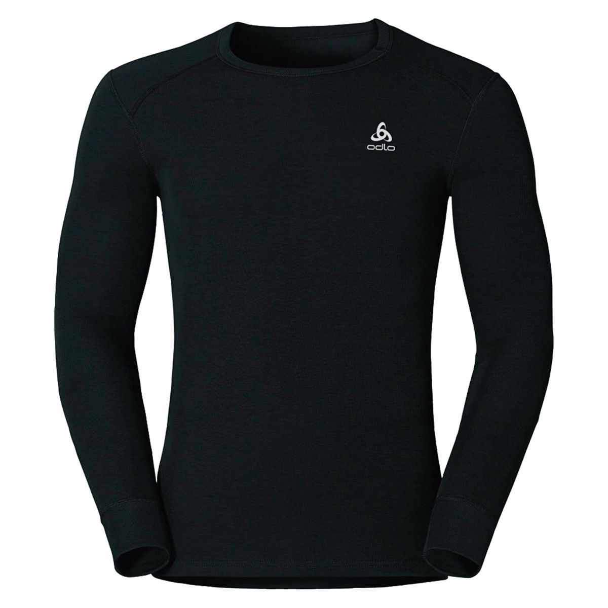 Odlo Men's Syntetisk Baselayer BL TOP Crew - Sort-X Large