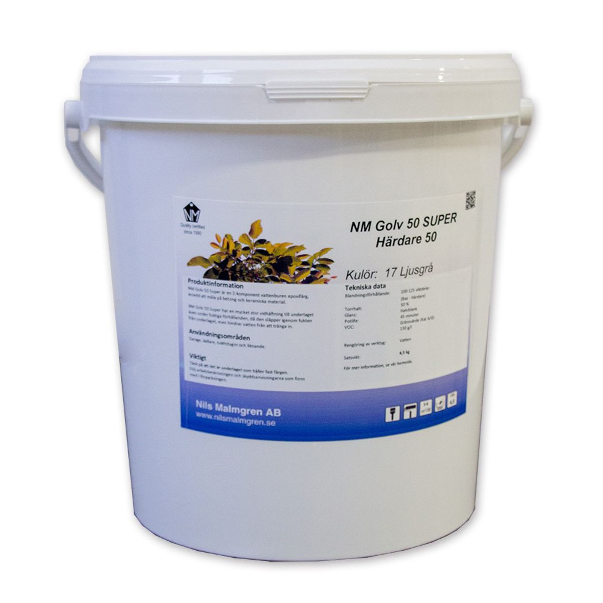 NM 50 Aqua Super - epoxymaling-4-5 kg-Farve 17