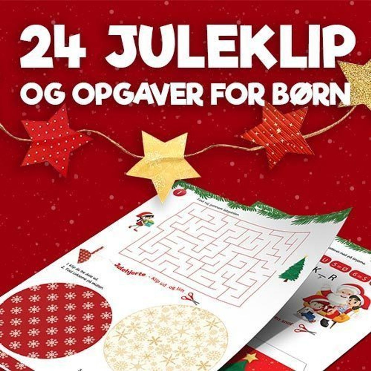 Kreativ julekalender - 24 flotte juleklip og 24 sjove opgaver