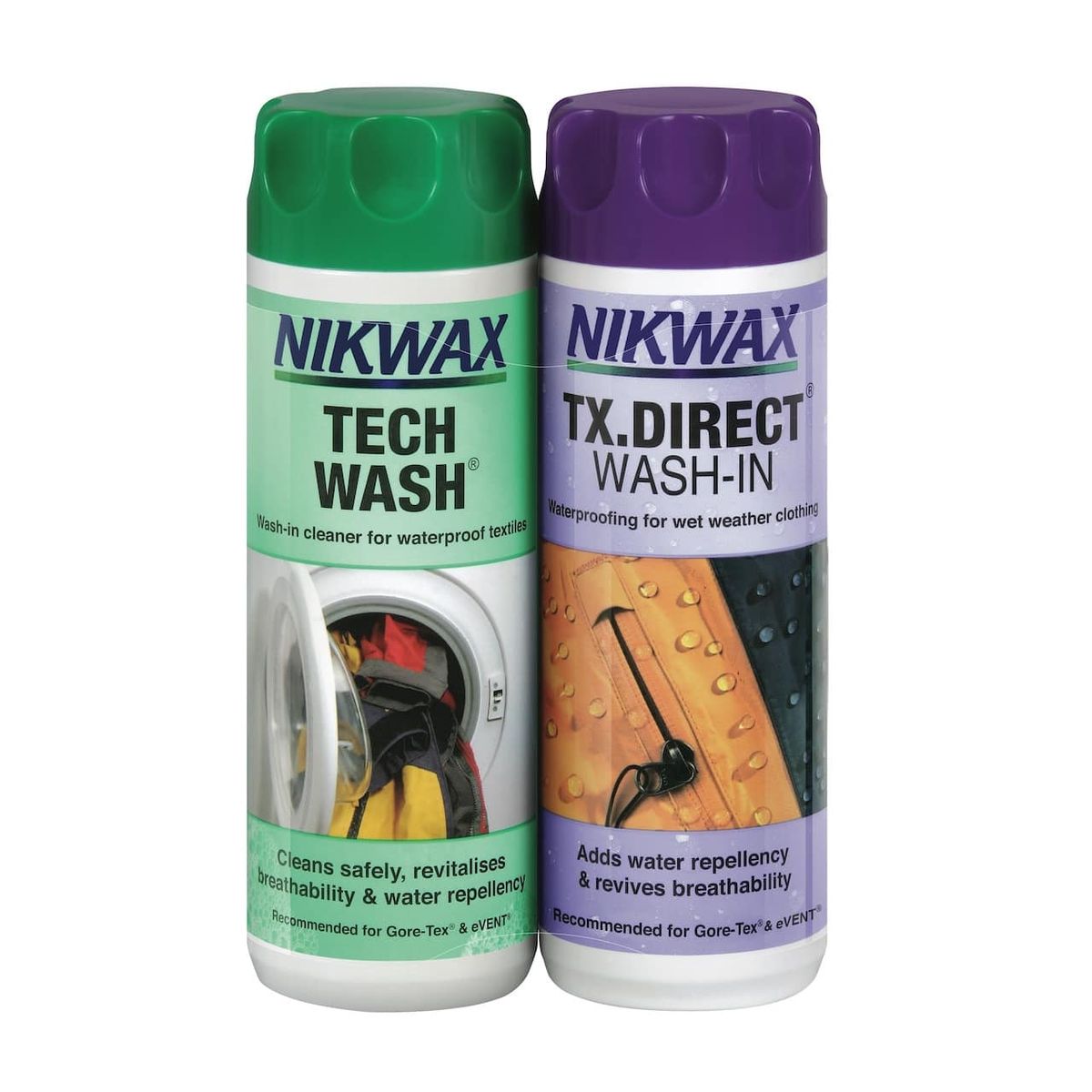 Nikwax - Twinpack Tech Wash & TX.Direct Wash-In