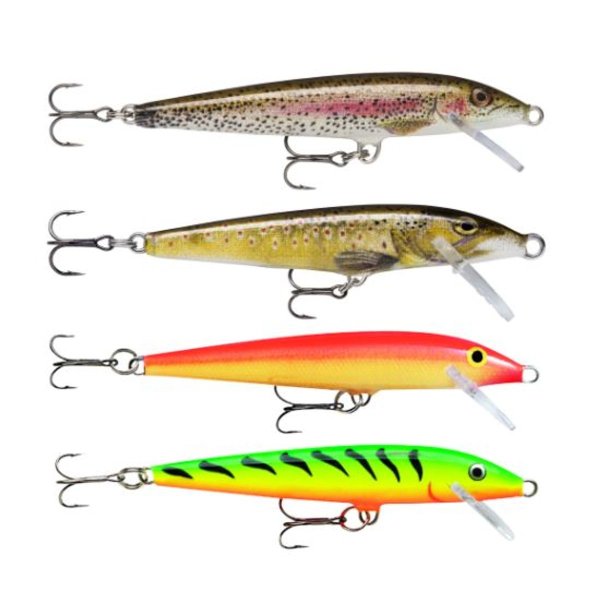 Rapala Original Floating 7cm - Gold Fluo Red