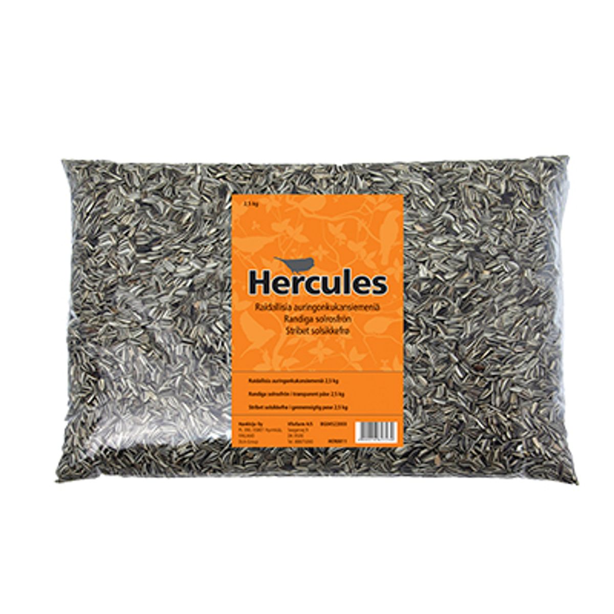 Hercules Stribet Solsikkefrø 2,5 kg.