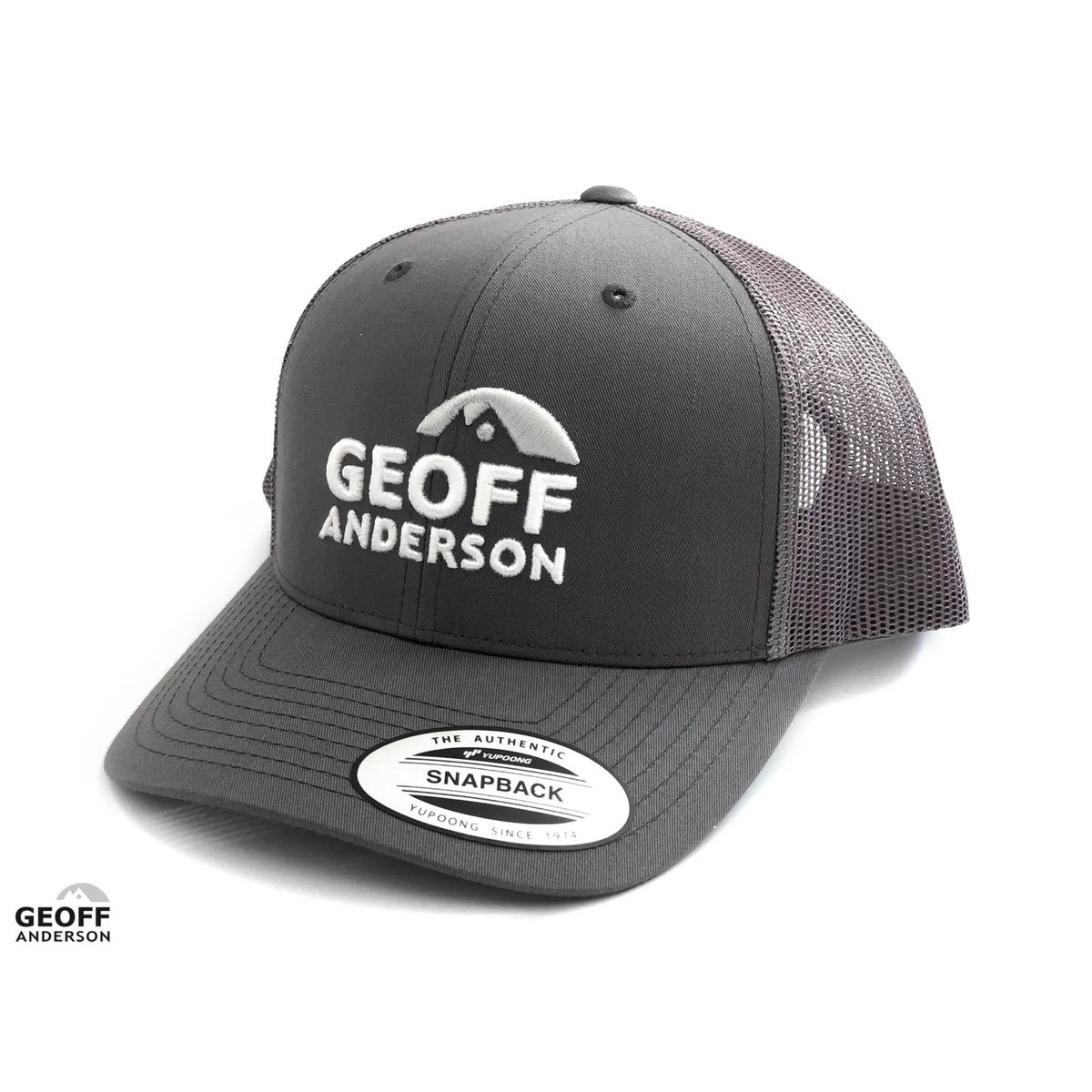 Geoff Anderson Snapback Grey Cap