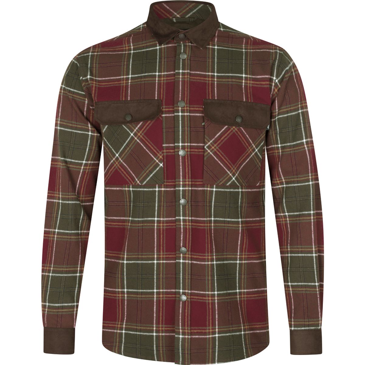 Seeland Banff skjorte red check - XL