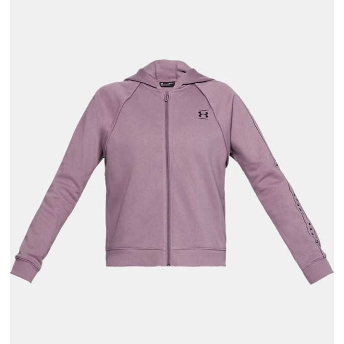 Kvinders Under Armour rival fleece hættetrøje med hel lynlås - Purple XS