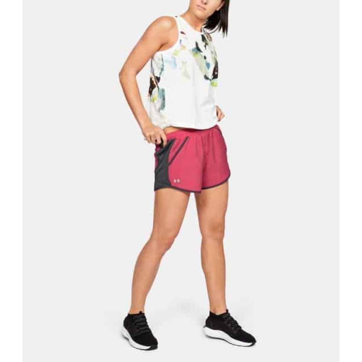 Under Armour Kvinder HeatGear Fly-By Shorts - Impulse Pink XS